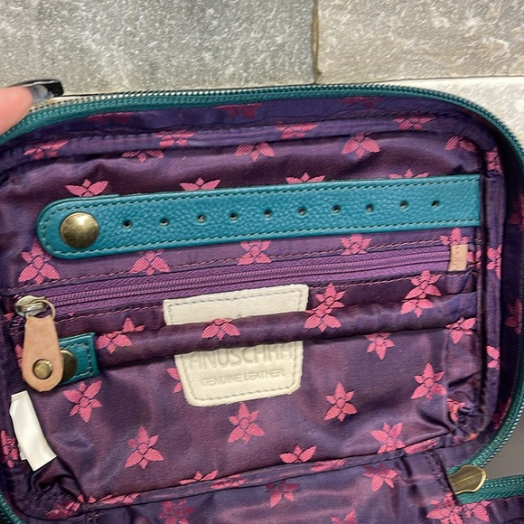 Anuschka Hand-Painted Leather Zippered Jewelry Case - Picture 4 of 11